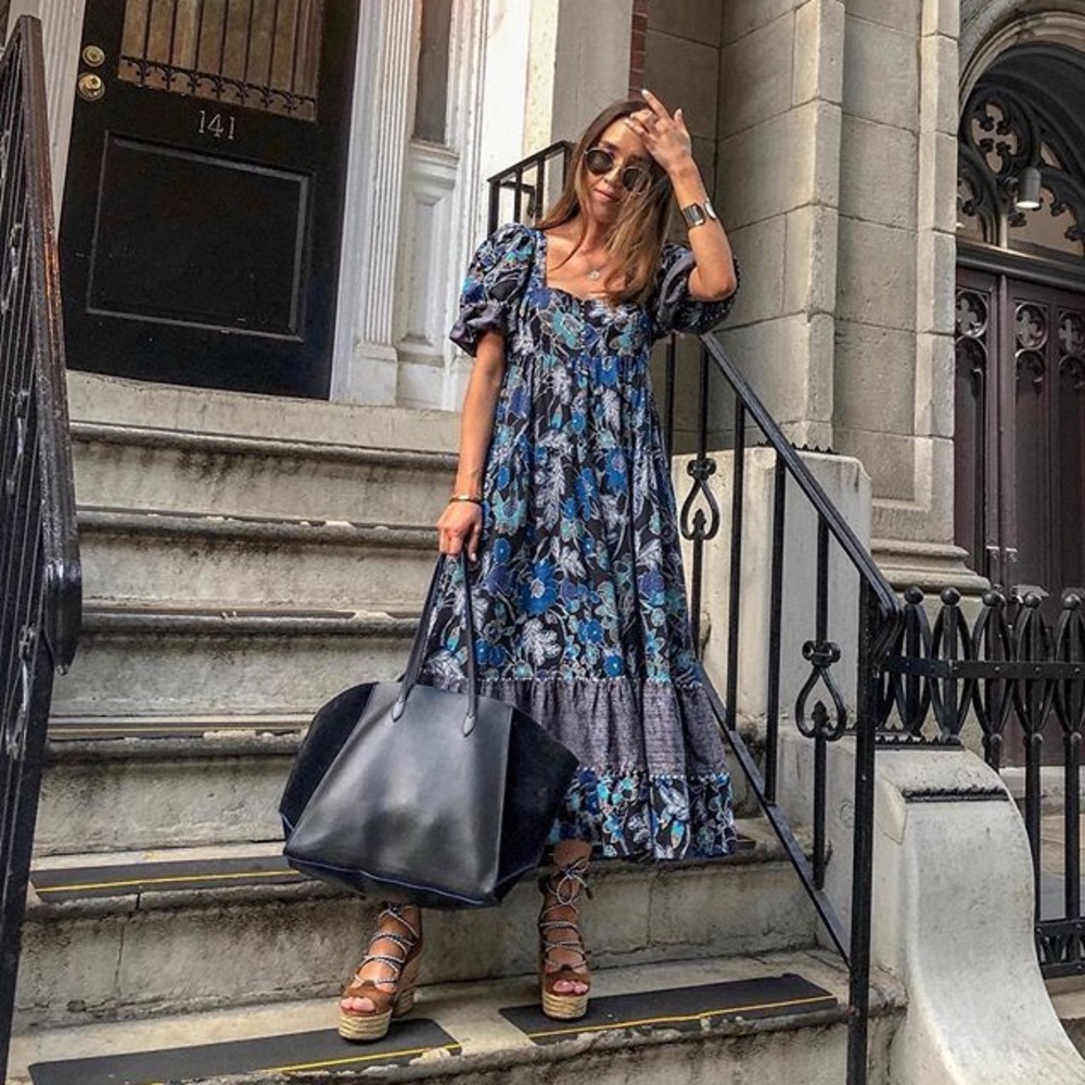 Ulla Johnson Nora Floral Boho Shift Dress